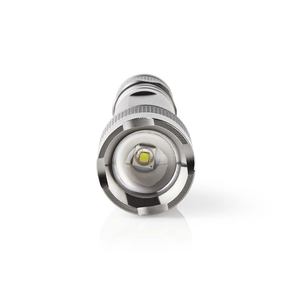 Nedis LED Torch | Battery Powered | 4,5 V | 3 W | 2x AA | Batteries included | Rated luminous flux: 150 lm | Light range: 120 m | Beam angle: 46.1 ° | 10000 Switching Cycles