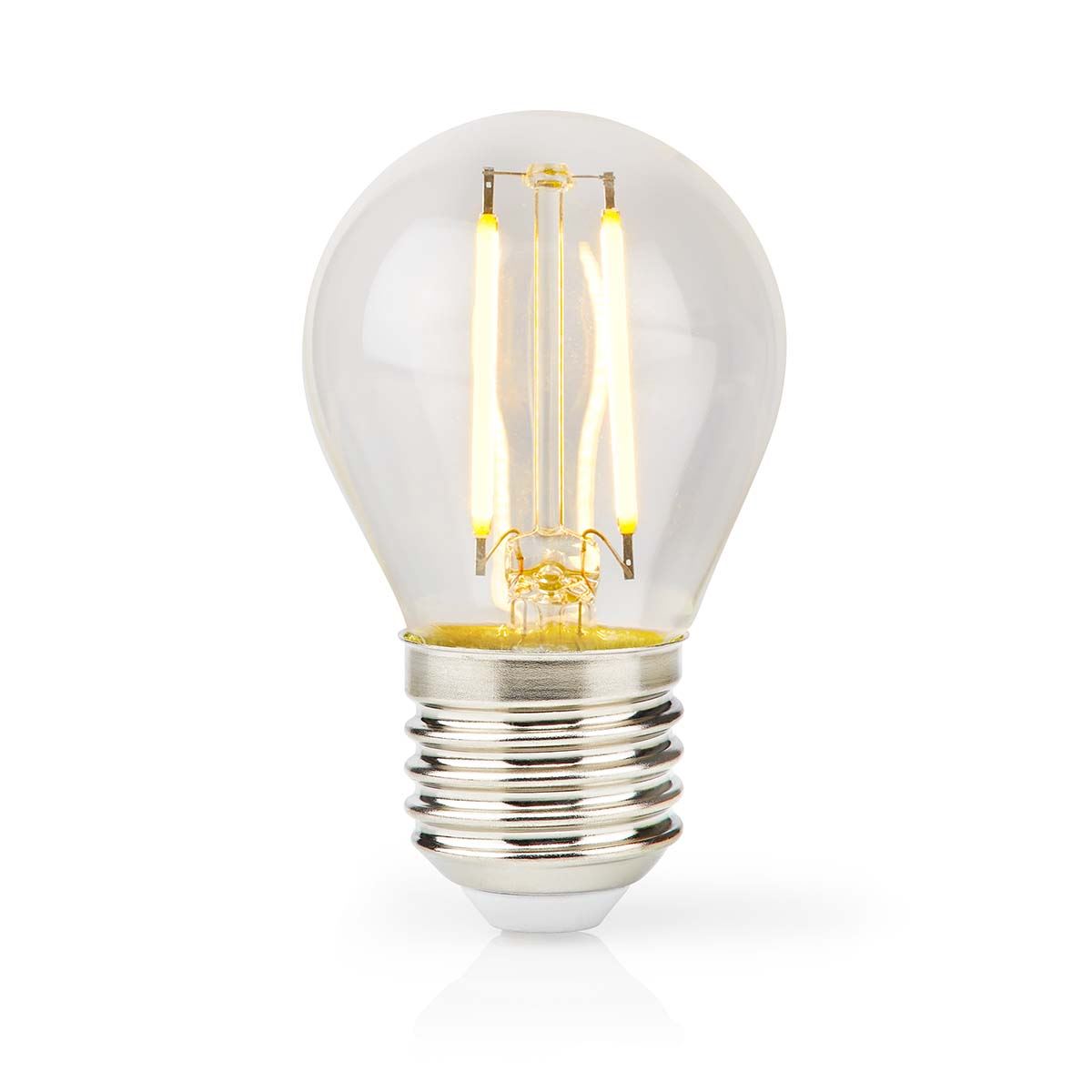 Nedis LED Filament Bulb E27 | G45 | 4.5 W | 470 lm | 2700 K | Dimmable | Warm White | Retro Style | 1 pcs