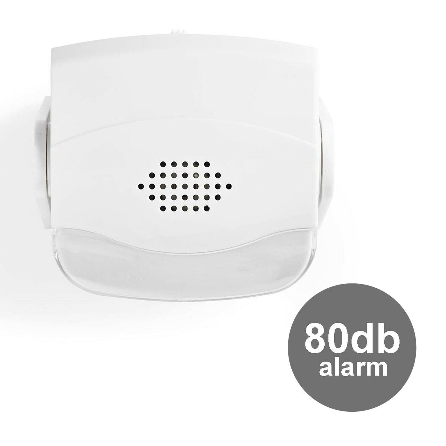 Nedis Motion Detection Alarm | Battery Powered | 3x AAA/LR03 | 80 dB | Detector range: 1.10 m | Detector angle: 10 ° | Ceiling / Wall | White
