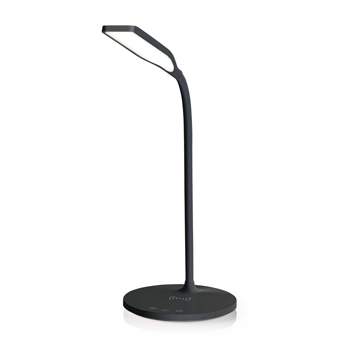 Nedis LED Lamp with Wireless Charger | Dimmer - On Product | LED / Qi | 15 W | With dimming | Cool White / Natural White / Warm White | 2700 - 6500 K