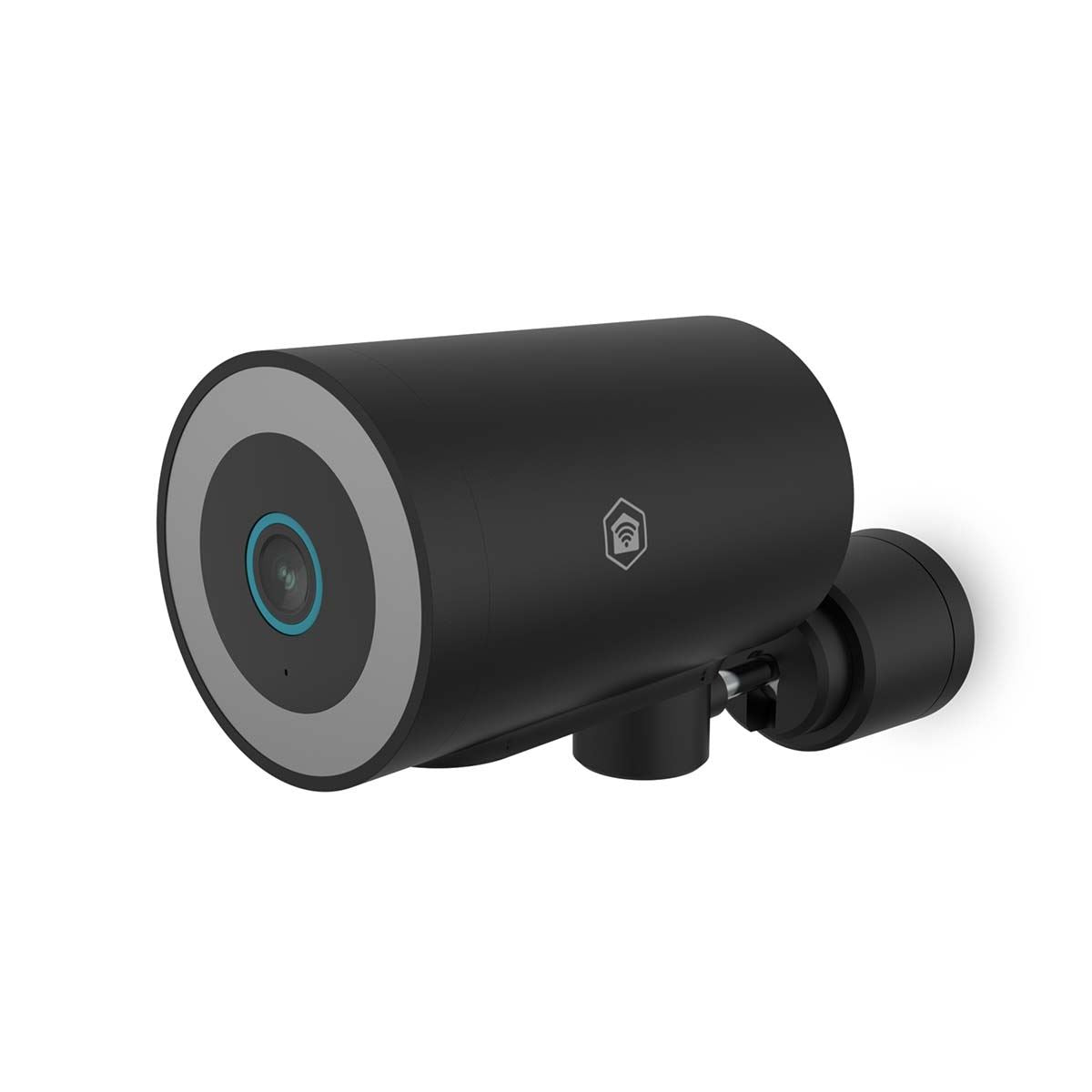 Nedis SmartLife Outdoor Camera | Wi-Fi | Spotlight | 4K / 3840x2160 | IP65 | Cloud Storage (optional) / microSD (not included) / Onvif | 5 V DC | With motion sensor | Night vision | Black
