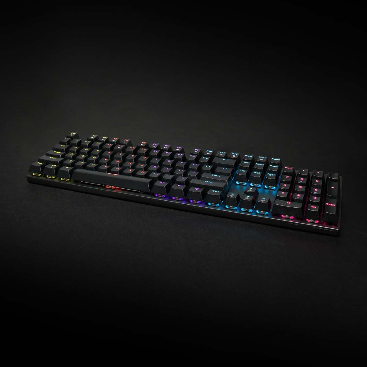 Nedis Wired Gaming Keyboard | USB Type-A | Mechanical Keys | LED | QWERTY | US Layout | USB Powered | Power cable length: 1.50 m | Gaming