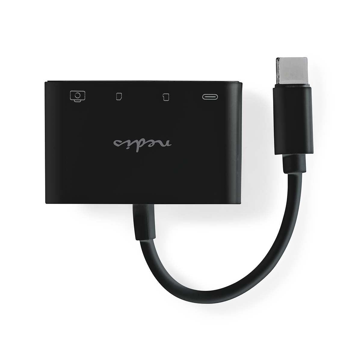 Nedis USB Hub | 1x USB-C™ | 1x USB A / 1x USB-C™ | 4 port(s) | USB 2.0 | USB Powered | SD & MicroSD