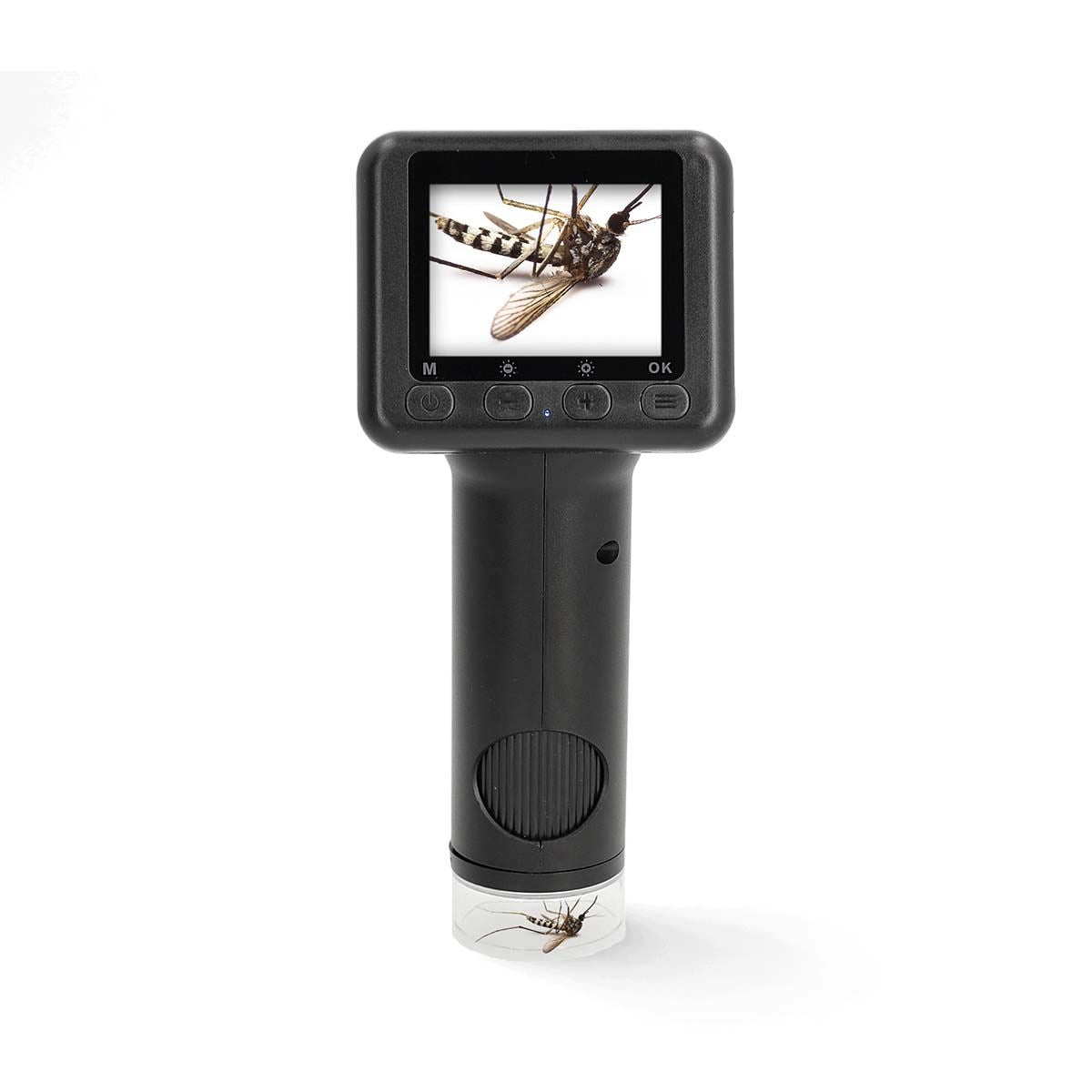 Nedis Microscope Camera | Maximum battery play time: 5 hrs | Built-in microphone | 1080P | up to 48MP | 2”Inch Screen | Black