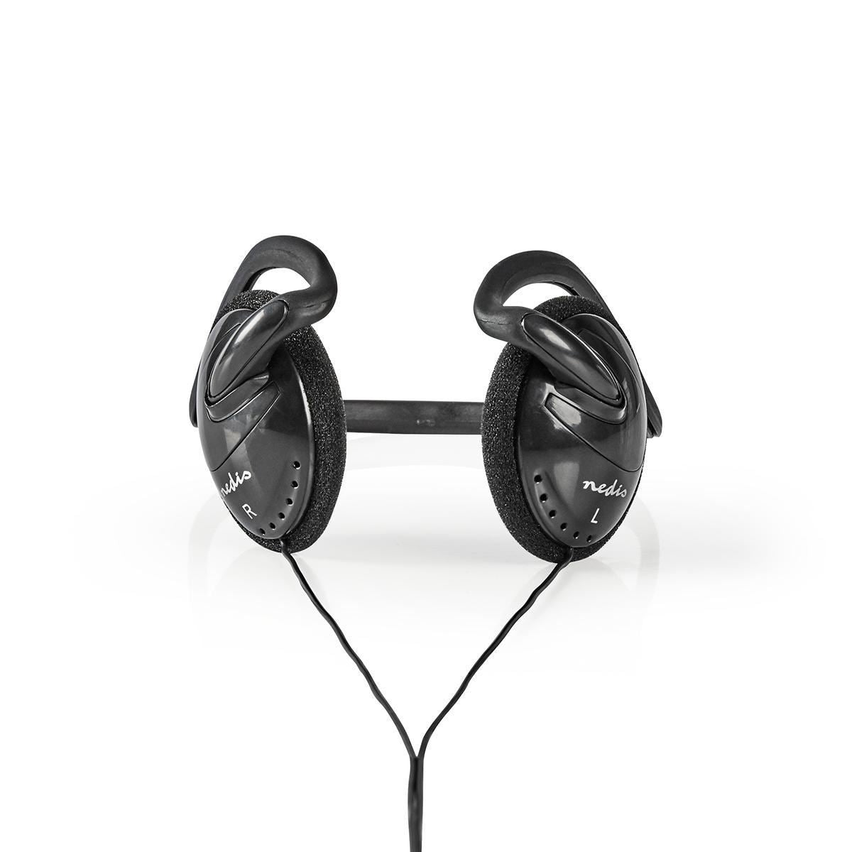 Nedis On-Ear Wired Headphones | 3.5 mm | Cable length: 2.10 m | Black