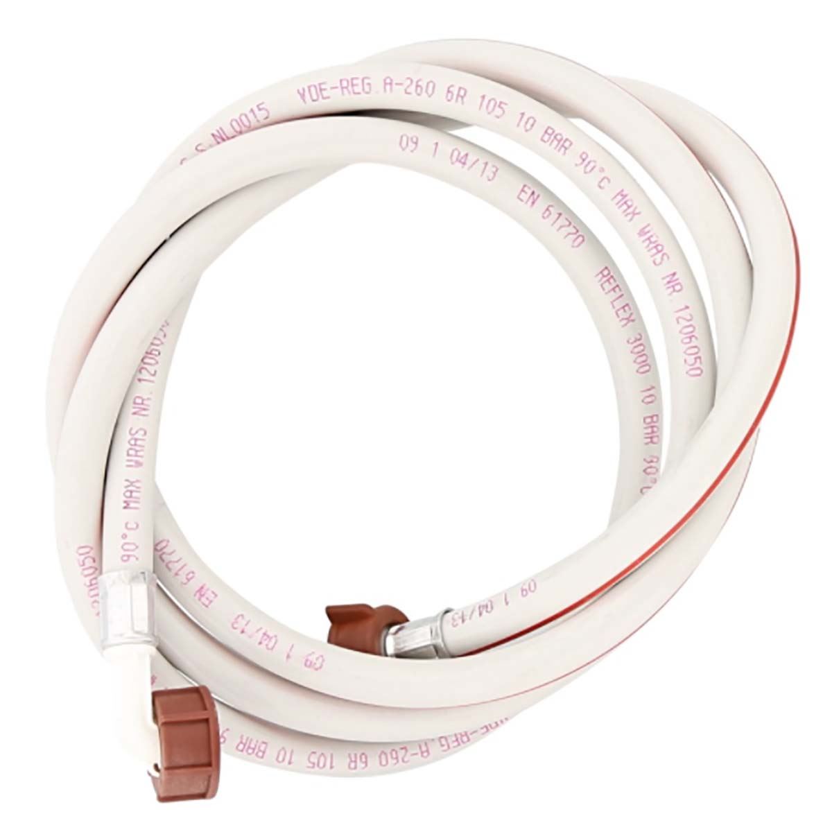 Electrolux E2WIH250A Inlet Hose 3/4'' Straight - 3/4'' Angled 10 bar 90 °C 2.50 m