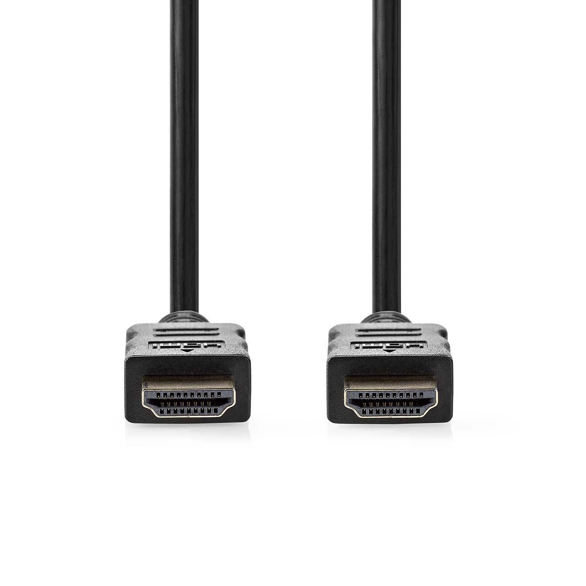 Nedis High Speed HDMI™ Cable with Ethernet | HDMI™ Connector | HDMI™ Connector | 4K@60Hz | ARC | 18 Gbps | 15.0 m | Round | PVC | Black | Label