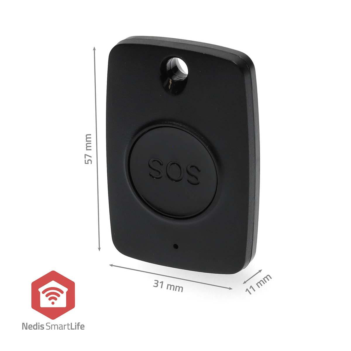 Nedis Smart Panic Button | Zigbee 3.0 | Battery type: CR2450 | Black