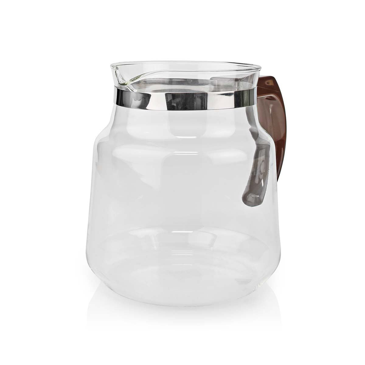 Nedis Glass Coffee Jug | Compatible with: Moccamaster K / KB/ 1 0PL / Excellent 10S | 1.2 l | Brown
