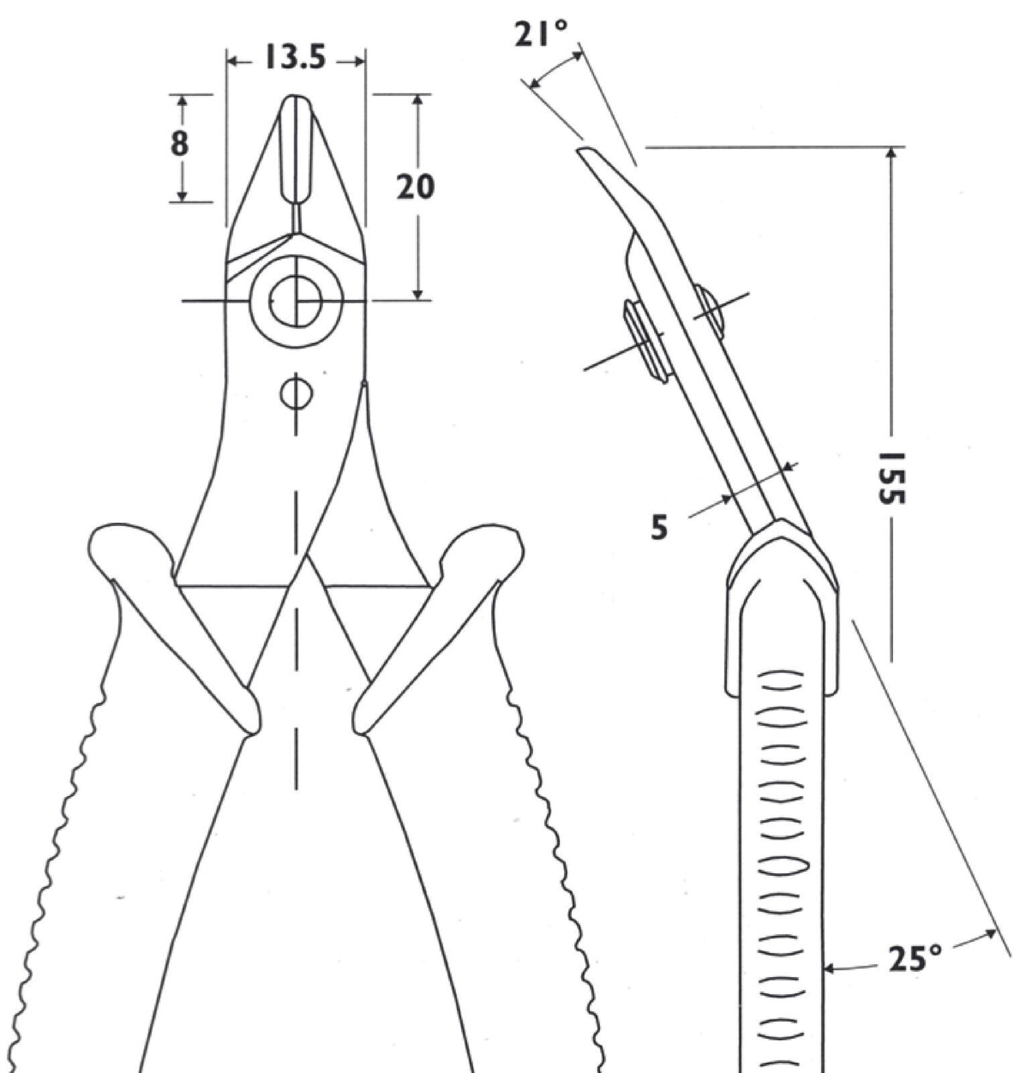 Piergiacomi Cutting Pliers 138 mm Precision