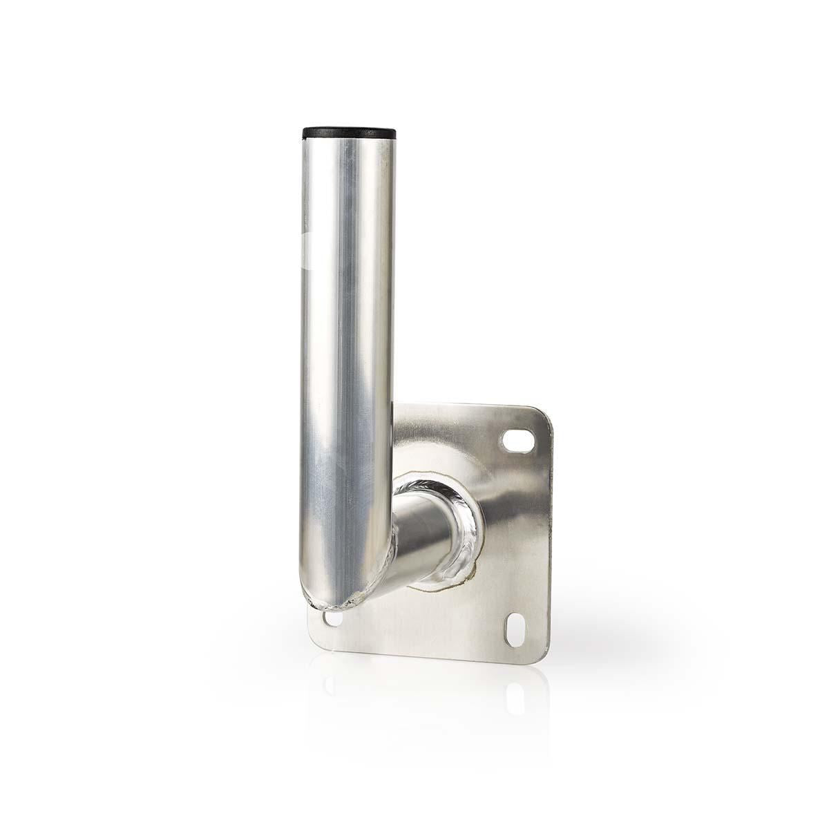 Nedis Satellite Wall Mount | Distance to wall: 150 mm | Diameter clamp: 50 mm | Maximum dish size: 100 cm | Aluminium | Silver