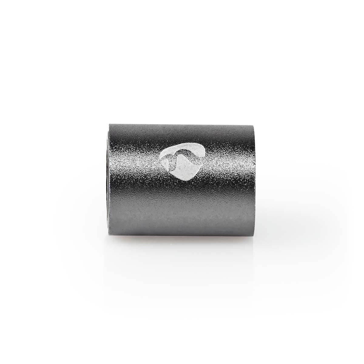 Nedis TosLink Adapter | TosLink Female | TosLink Female | Straight | Metal | Gun Metal Grey | 1 pcs | Box