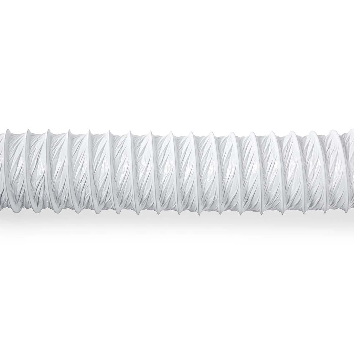 Nedis PVC Air Outlet Hose | 100 mm | 1.50 m | Suitable for: Air Ventilation / Tumble Dryers | White