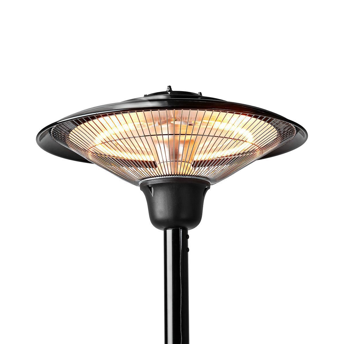 Nedis Patio Heater | 1500 W | 1 Heat Setting | Fall over protection | IP34 | Black