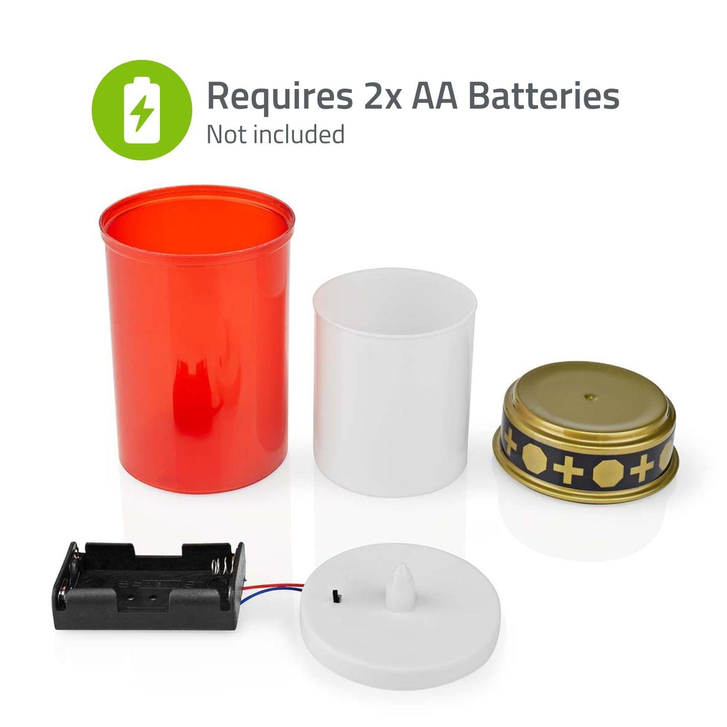 Nedis LED Grave Light | Counter Display | Number of lamps in packaging: 12 pcs | Realistic Flickering Effect | Timer function: 6 Hours On/18 Hours Off