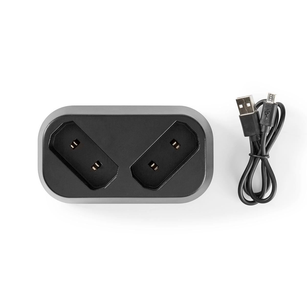 Nedis Walkie-Talkie Charging Base | Suitable for: WLTK1010BK | 2 | Black