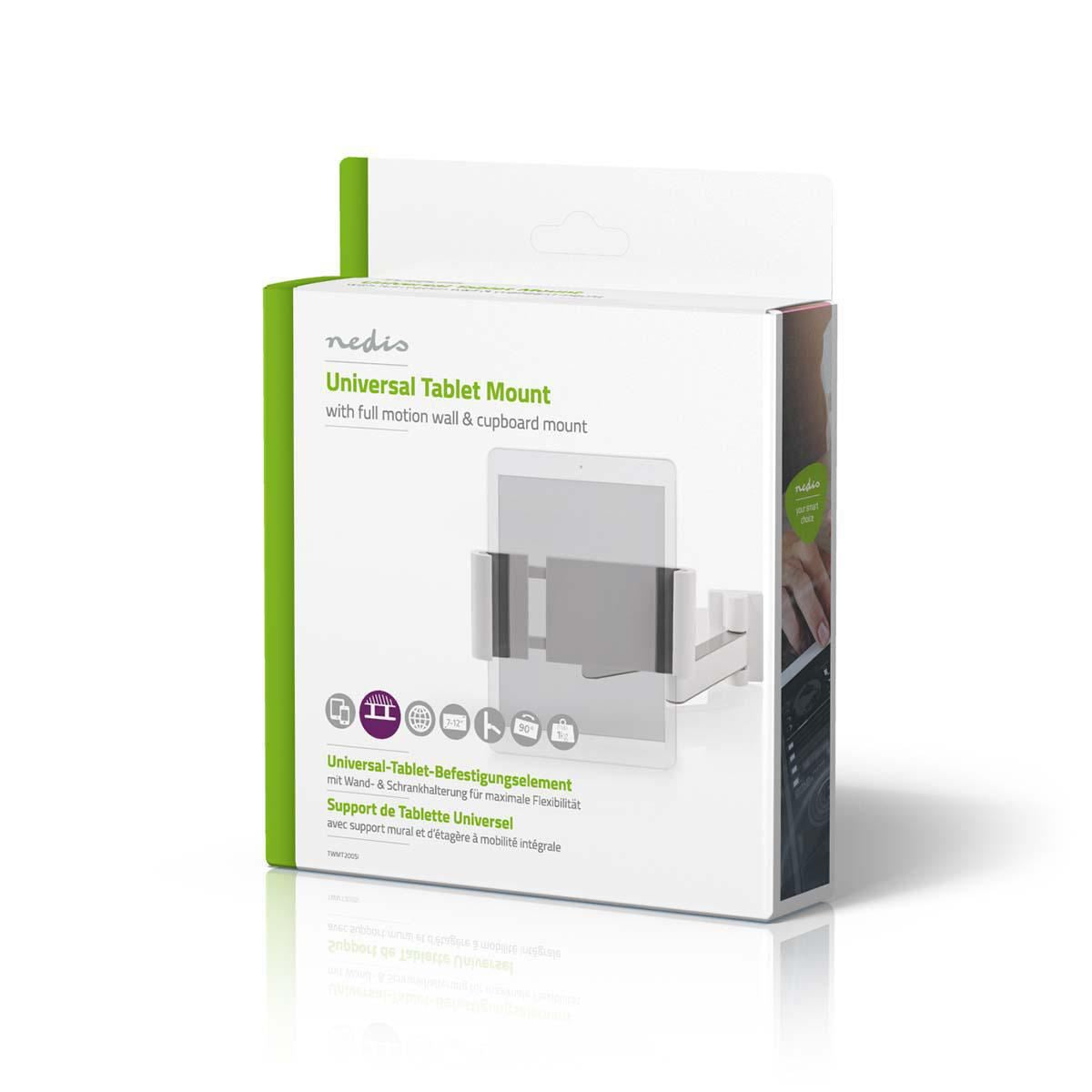 Nedis Tablet Mount | 7 - 12 " | Full Motion | Application: Wall
