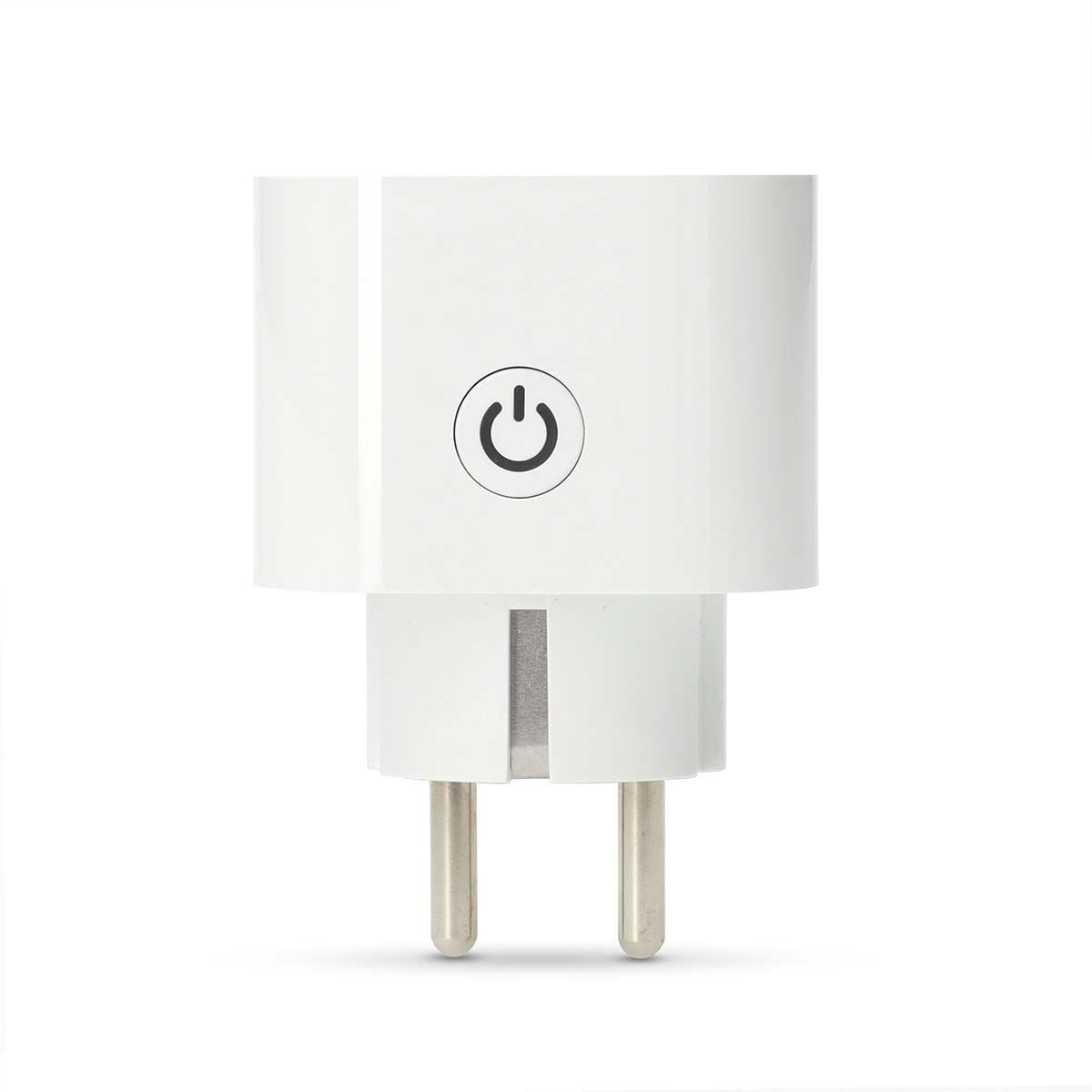 Nedis SmartLife Smart Plug | Wi-Fi | IP21 | Power meter | 3680 W | Type E (CEE 7/6) / 1x USB-C™ / 2x USB | 0 - 55 °C | Android™ / IOS | White | 1 pcs