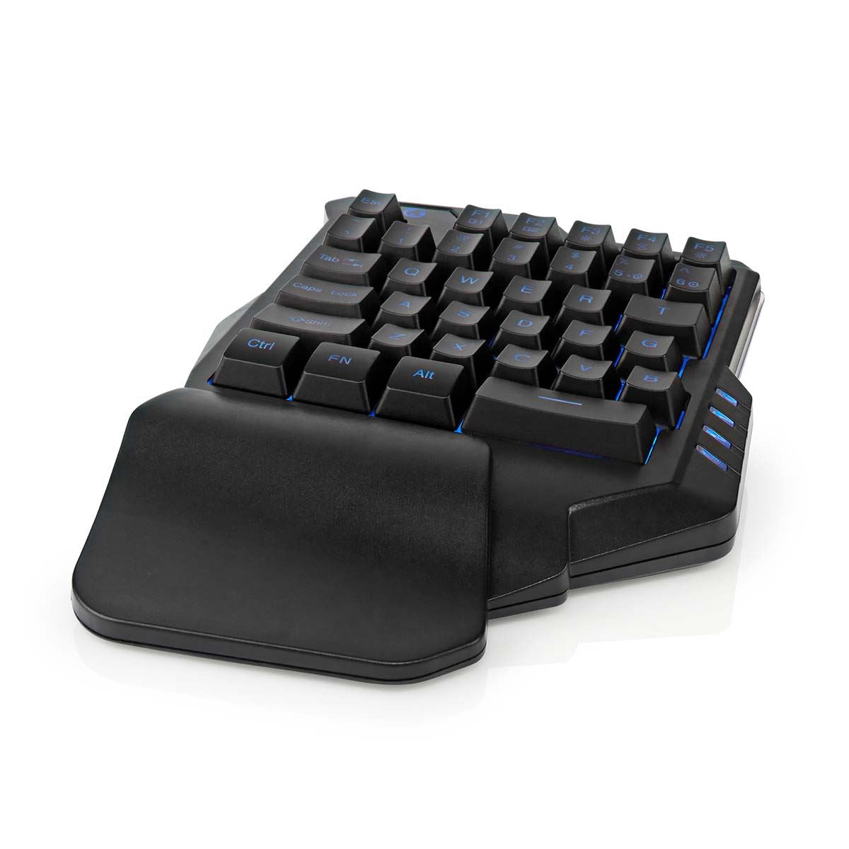 Nedis Wired Gaming Keyboard | USB Type-A | Membrane Keys | RGB | Single-Handed | Universal | USB Powered | Power cable length: 1.60 m | Gaming