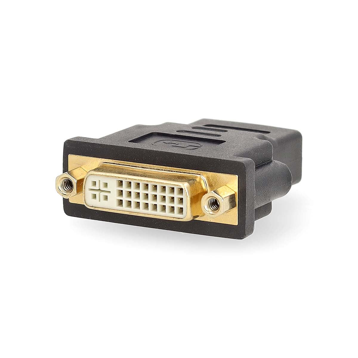 Nedis HDMI™ Adapter | HDMI™ Connector | DVI-D 24+1-Pin Female | Gold Plated | Straight | ABS | Anthracite | 1 pcs | Box