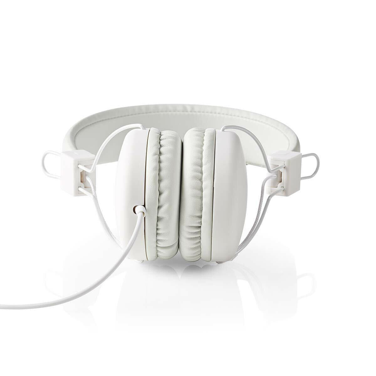 Nedis On-Ear Wired Headphones | 3.5 mm | Cable length: 1.20 m | White