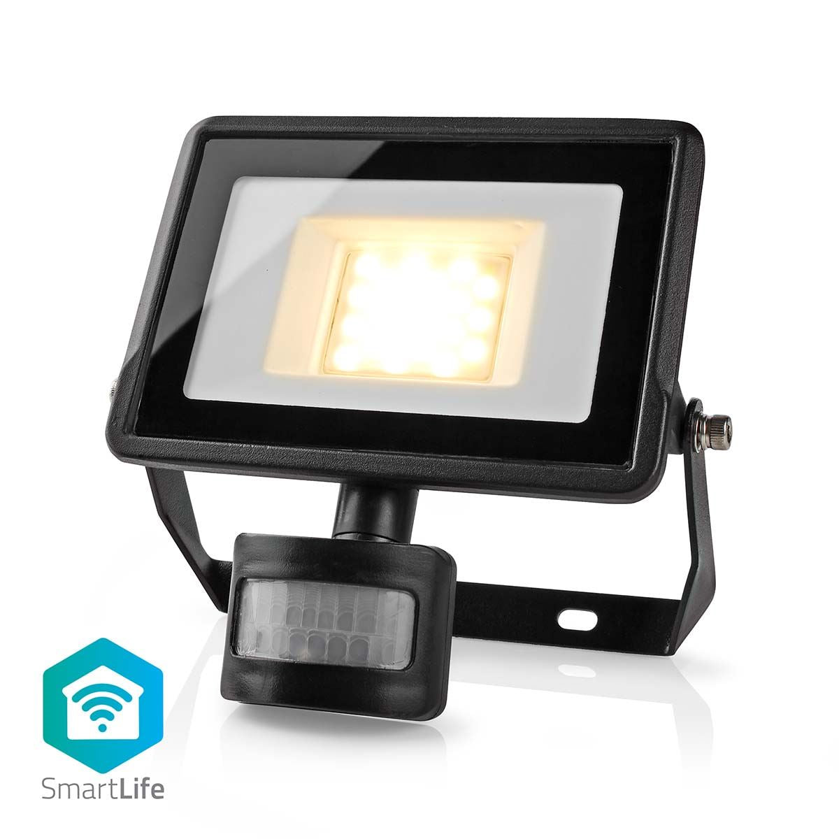 Nedis Smartlife Outdoor Light | Motion Sensor | 1500 lm | Wi-Fi | 20 W | Dimmable White | 3000 - 6500 K | Aluminium | Android™ / IOS