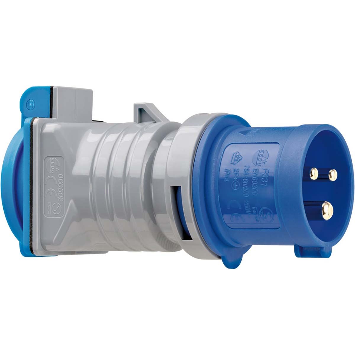 Brennenstuhl EU / CEE Adapter/Caravan IP44 (3-pin CEE plug: 230V/16A, socket: 230V/16A