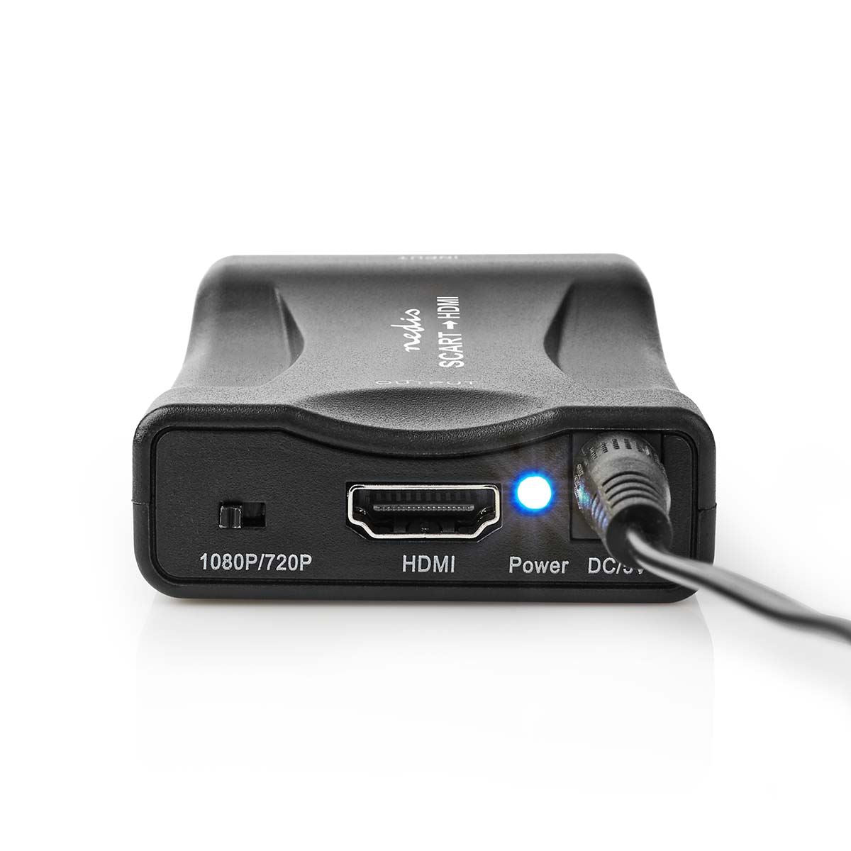 Nedis HDMI™ Converter | SCART Female | HDMI™ Output | 1-way | 1080p | 1.2 Gbps | ABS | Black