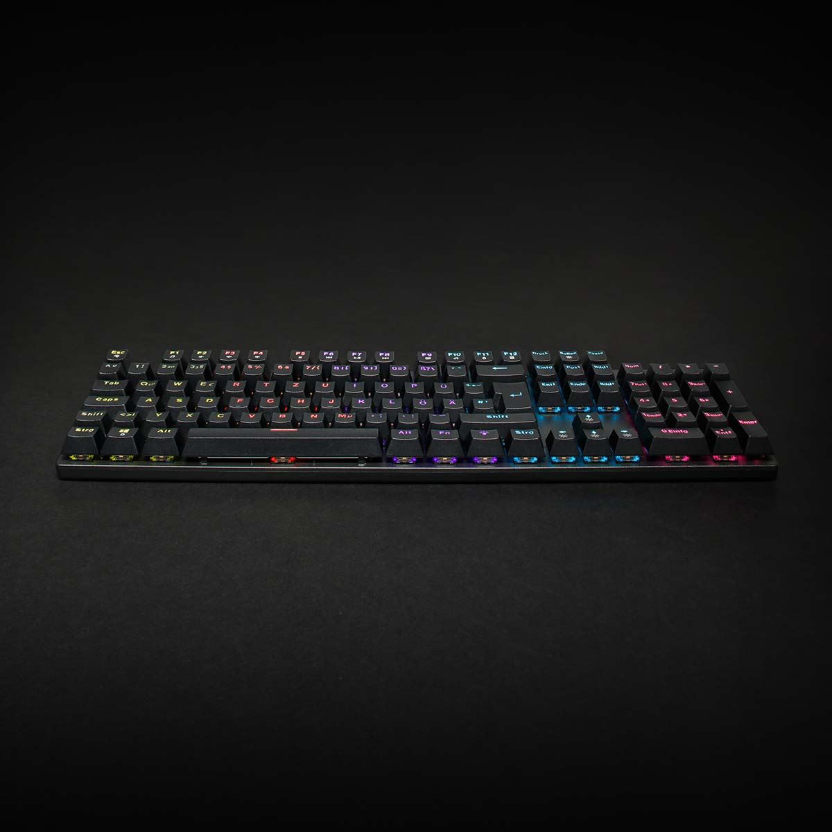 Nedis Wired Gaming Keyboard | USB Type-A | Mechanical Keys | LED | German | DE Layout | USB Powered | Power cable length: 1.50 m | Gaming