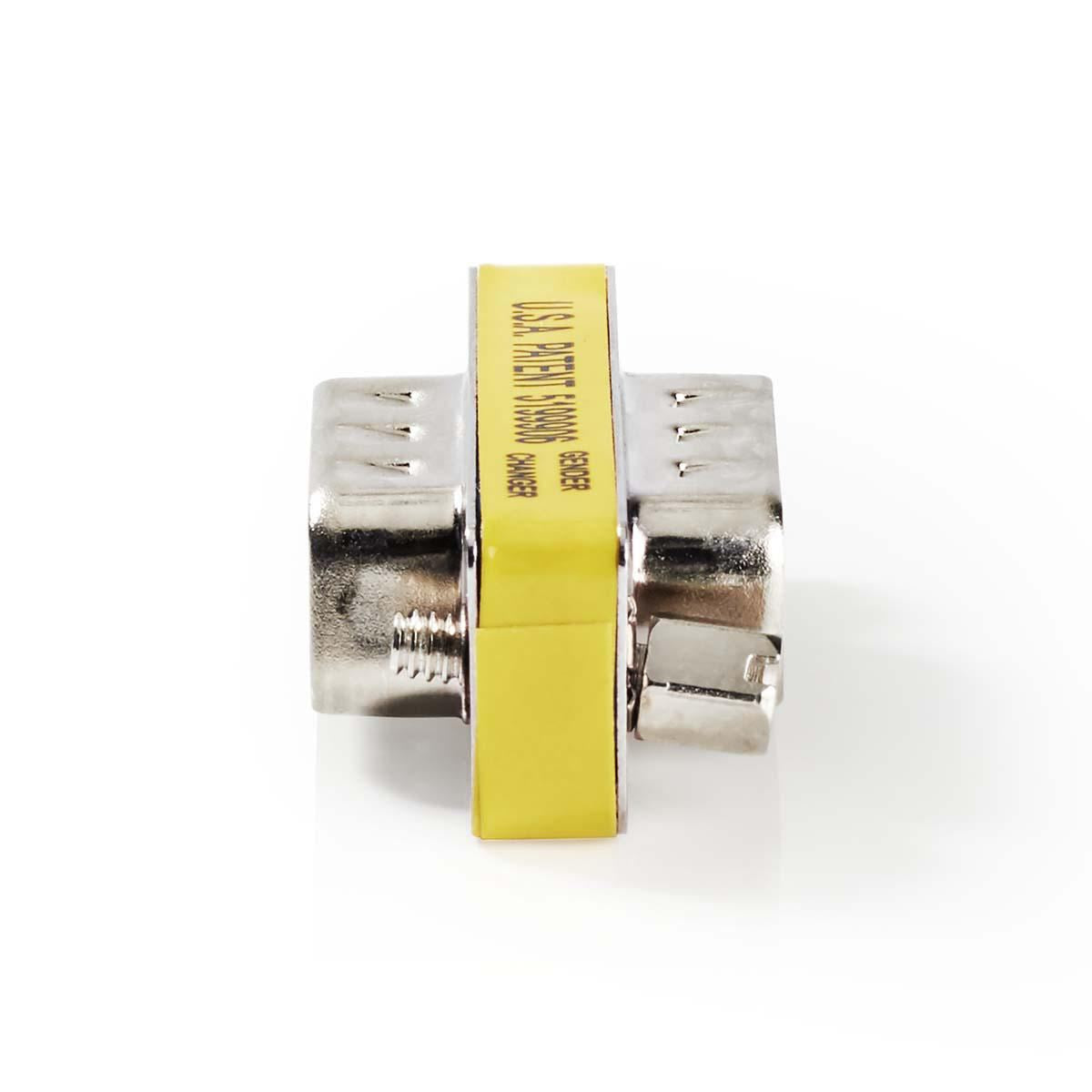 Nedis VGA Adapter | VGA Male | VGA Male | Nickel Plated | Straight | Metal | Metal | Polybag