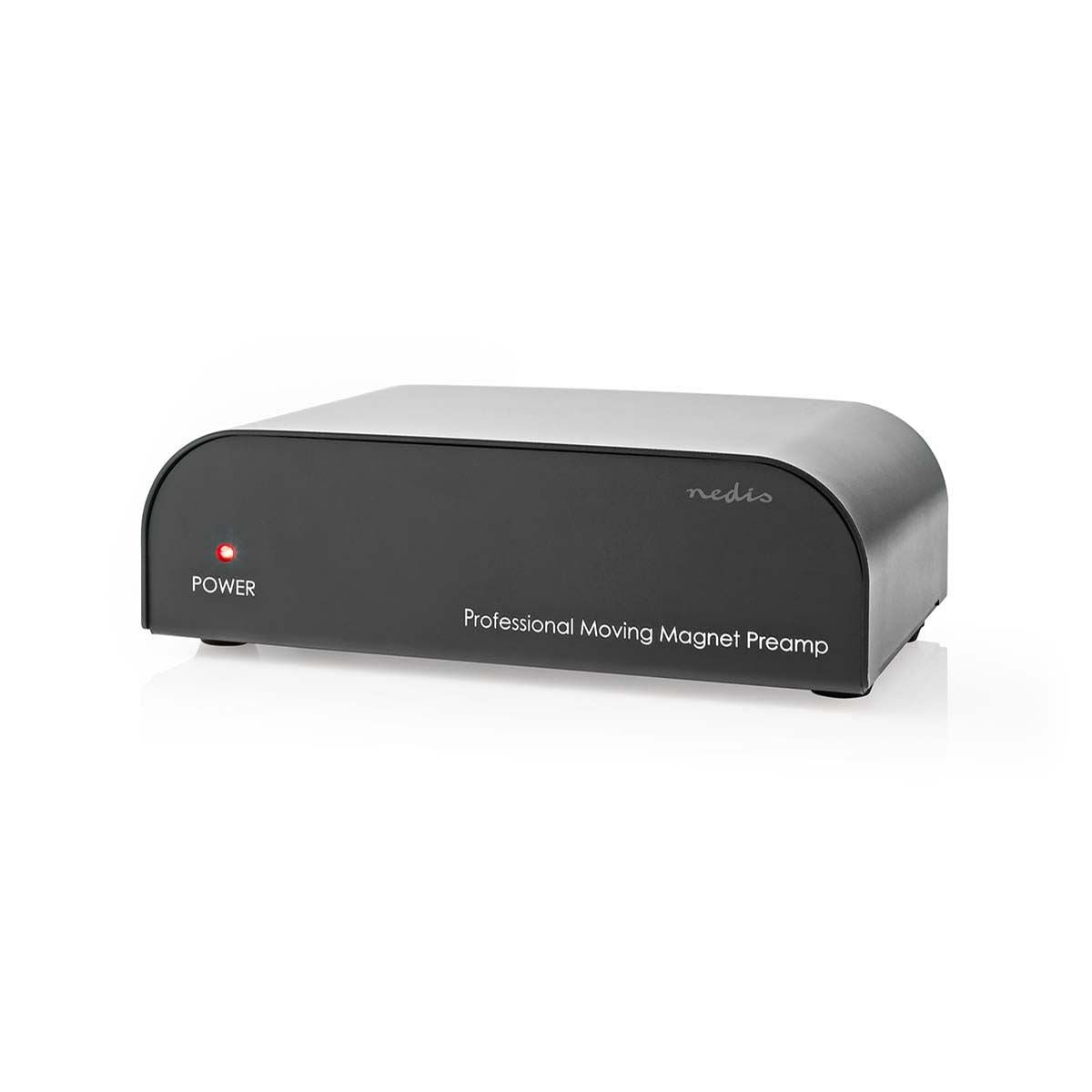Nedis Preamplifier | Connection input: 1x RCA | Connection output: 1x RCA | 2 Channels | Phono / Turntable | Automatic | Black
