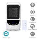 Nedis SmartLife Ceramic PTC Fan Heater | Wi-Fi | 1500 W | 2 Heat Settings | Oscillation | Display | 10 - 49 °C | Android™ / IOS | White