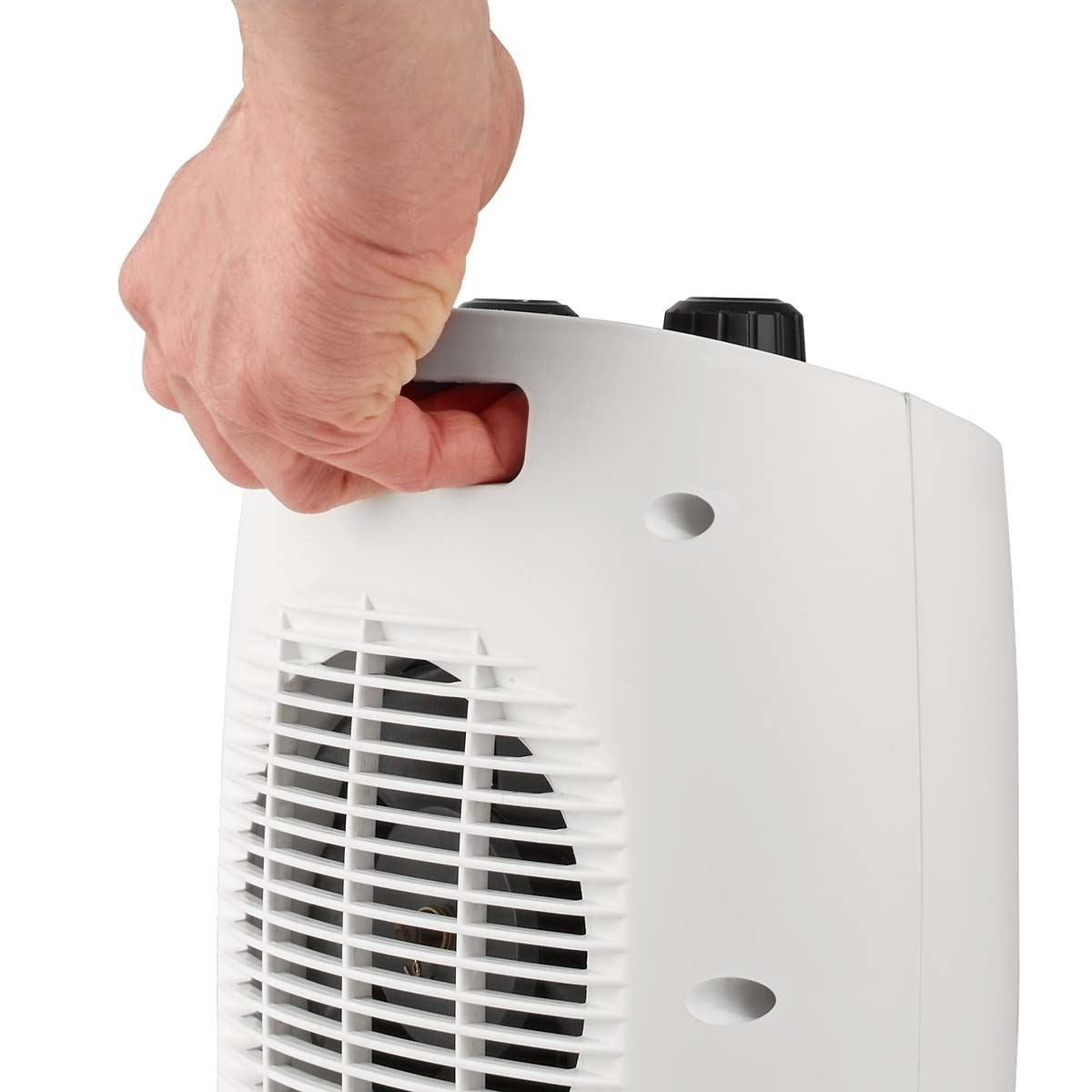 Nedis Ceramic PTC Fan Heater | 1000 / 2000 W | 2 Heat Modes | Adjustable thermostat | Rotates automatically | Overheating protection | Fall over protection