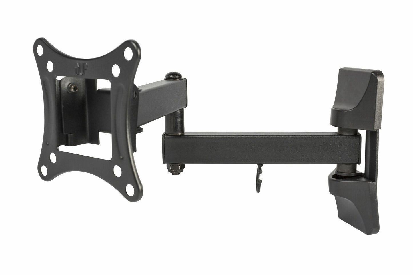 Nedis Full Motion TV Wall Mount | 13 - 27 " | Maximum supported screen weight: 15 kg | Tiltable | Rotatable | Minimum wall distance: 60 mm | Maximum wall distance: 350 mm | 3 Pivot point(s) | ABS / Steel | Black
