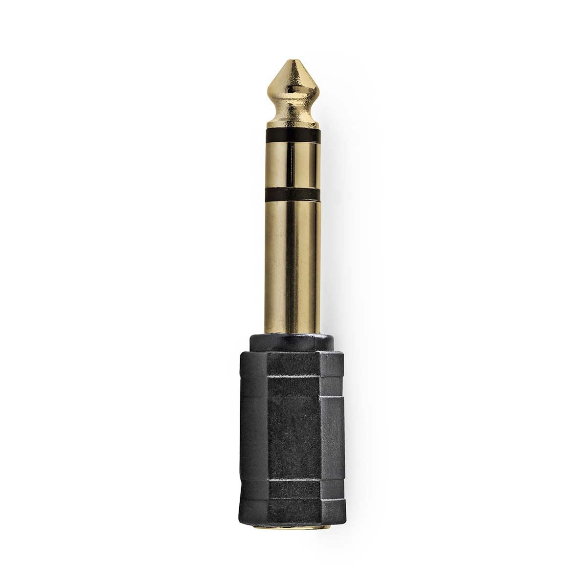 Nedis Stereo Audio Adapter | 6.35 mm Male | 3.5 mm Female | Gold Plated | Straight | ABS | Anthracite | 1 pcs | Box