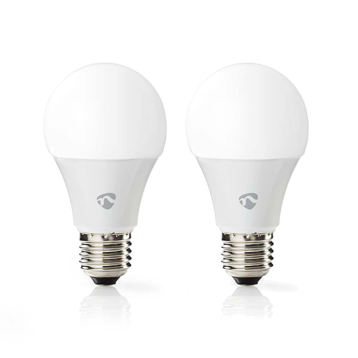 Nedis SmartLife Full Colour LED Bulb | Wi-Fi | E27 | 806 lm | 9 W | RGB / Warm to Cool White | 2700 - 6500 K | Android™ / IOS | Bulb | 2 pcs