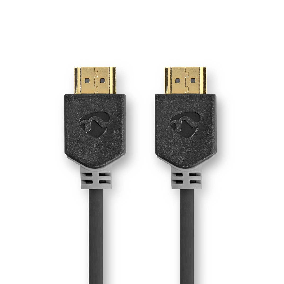 Nedis Ultra High Speed HDMI™ Cable | HDMI™ Connector | HDMI™ Connector | 8K@60Hz | 48 Gbps | 5.00 m | Round | 8.3 mm | Anthracite | Box