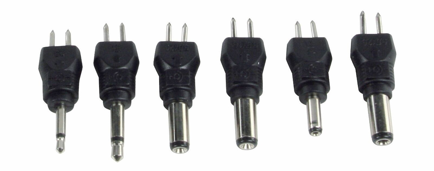 Nedis Universal EU AC Power Adapter | 24 W | 9 - 24 V DC | 1.80 m | 1.0 - 1.5 A | 6 plug(s) | Black