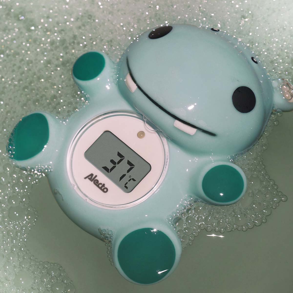Alecto Bath thermometer and room thermometer hippopotamus