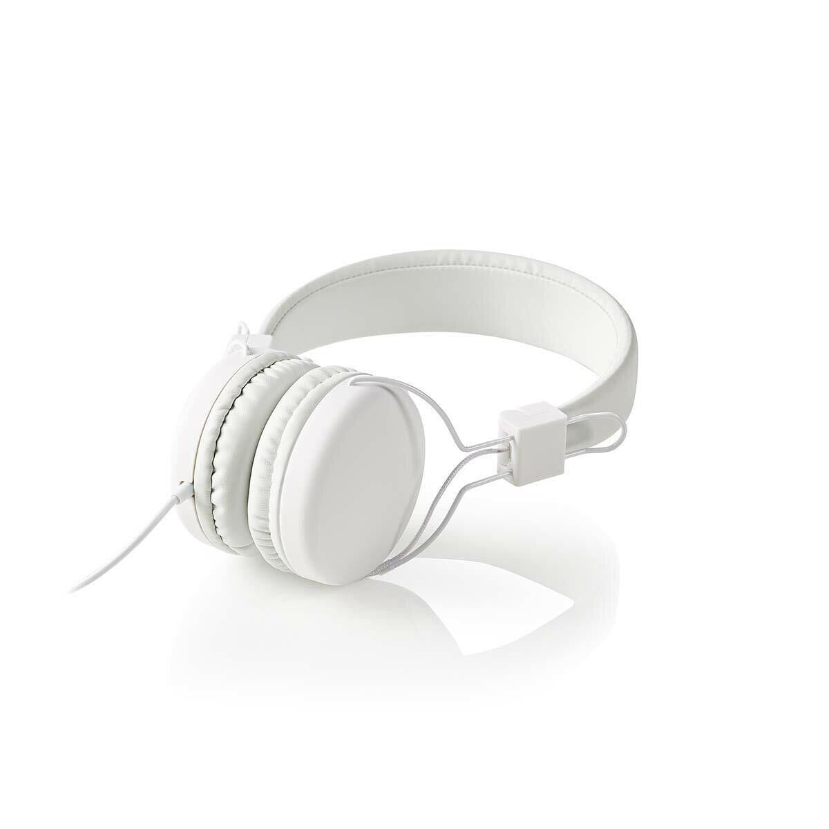 Nedis On-Ear Wired Headphones | 3.5 mm | Cable length: 1.20 m | White