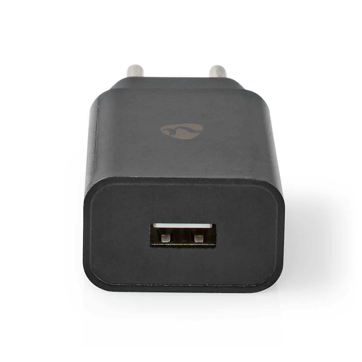 Nedis Wall Charger | 12 W | Quick charge feature | 1x 2.1 A | Number of outputs: 1 | USB-A | Micro USB (Loose) Cable | 1.00 m | Single Voltage Output | Black