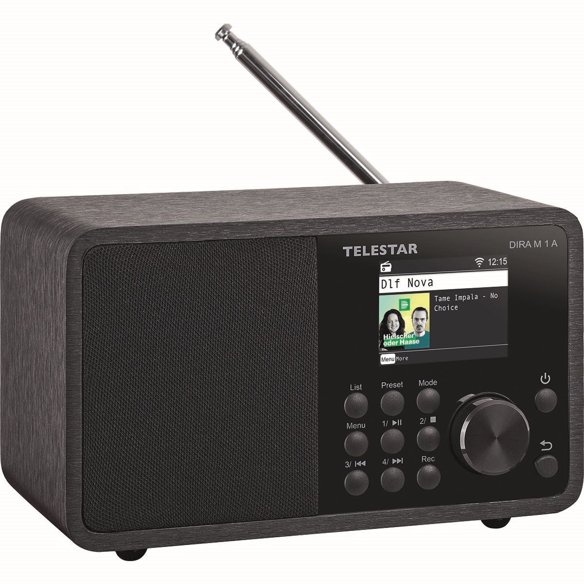 Telestar DIRA M 1 A EWF Compact Mono Multifunction Radio Black