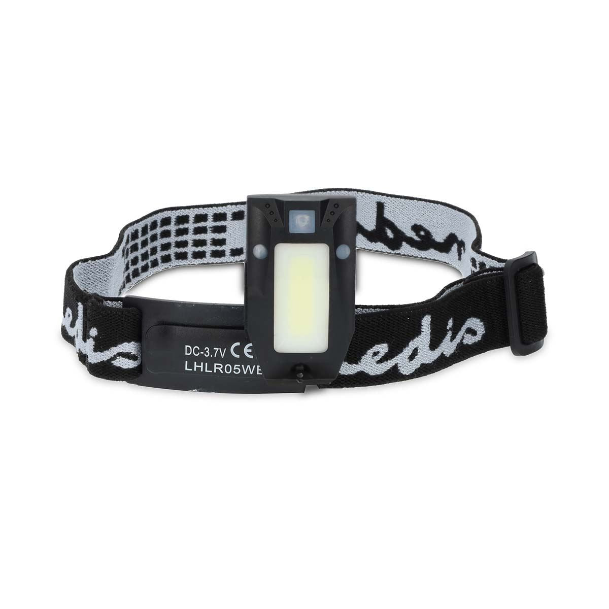 Nedis LED headlight | Battery Powered / USB Powered | 3.7 V DC | Batteries included | Rechargeable | Rated luminous flux: 180 lm | Light range: 20 m