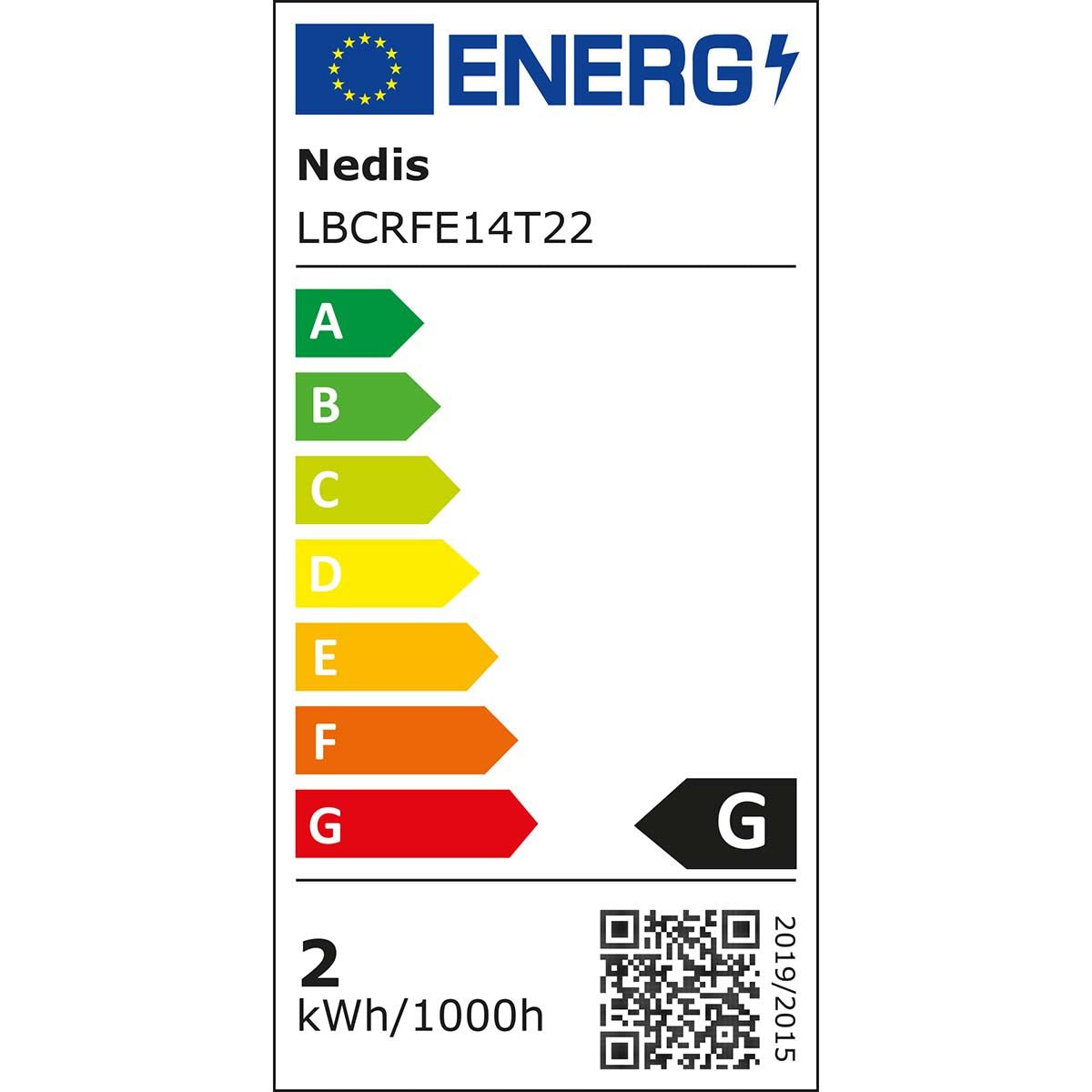 Nedis Refrigerator Bulb | LED | E14 | 1.5 W | T22