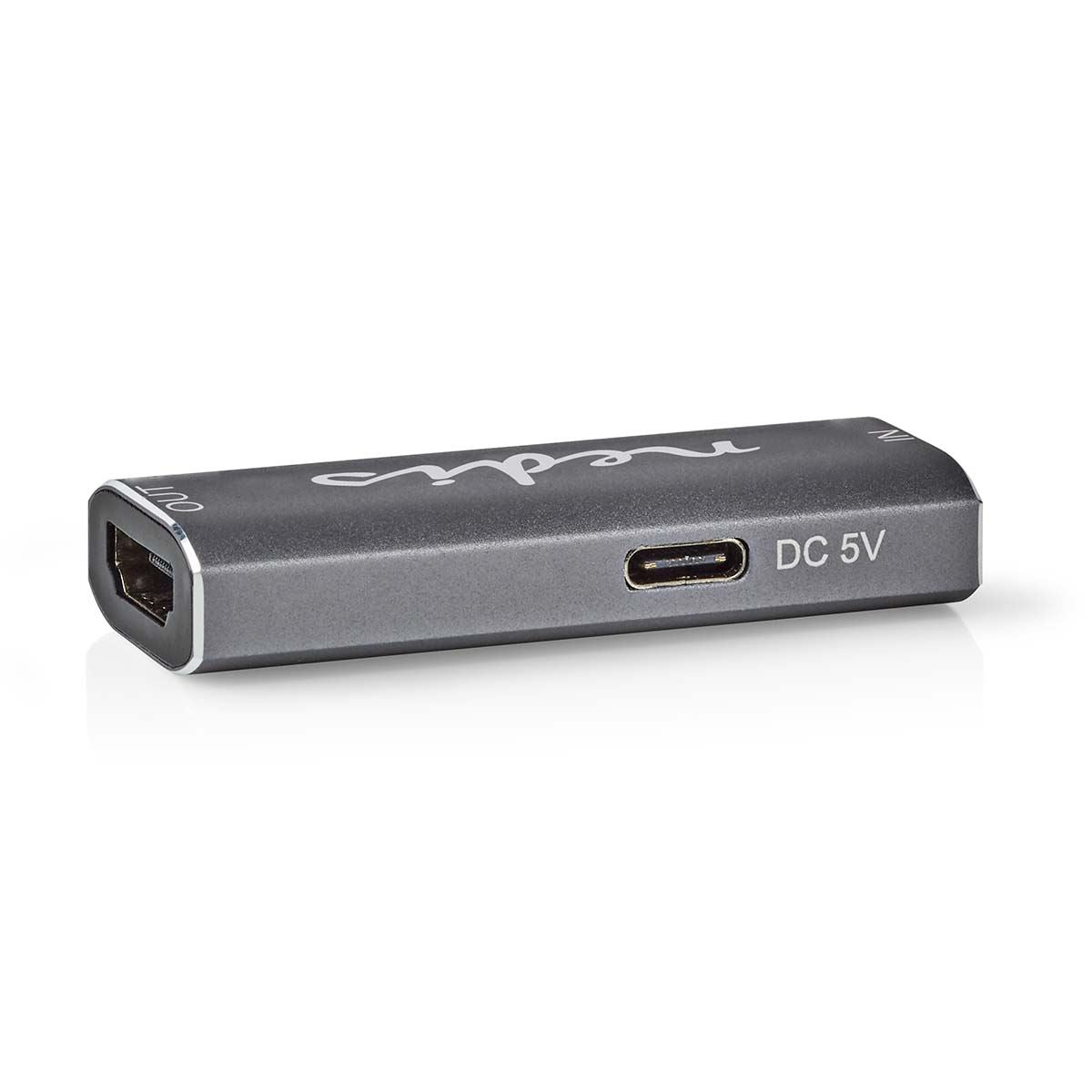 Nedis HDMI™ Repeater | 25.0 m | 8K@60Hz | 48 Gbps | Aluminium | Anthracite