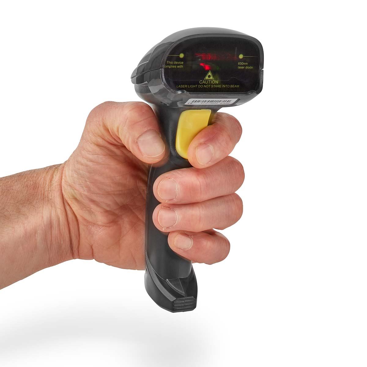 Nedis Barcode Scanner | Laser | Wireless | 1D Linear | Battery Powered / USB Powered | USB Dongle