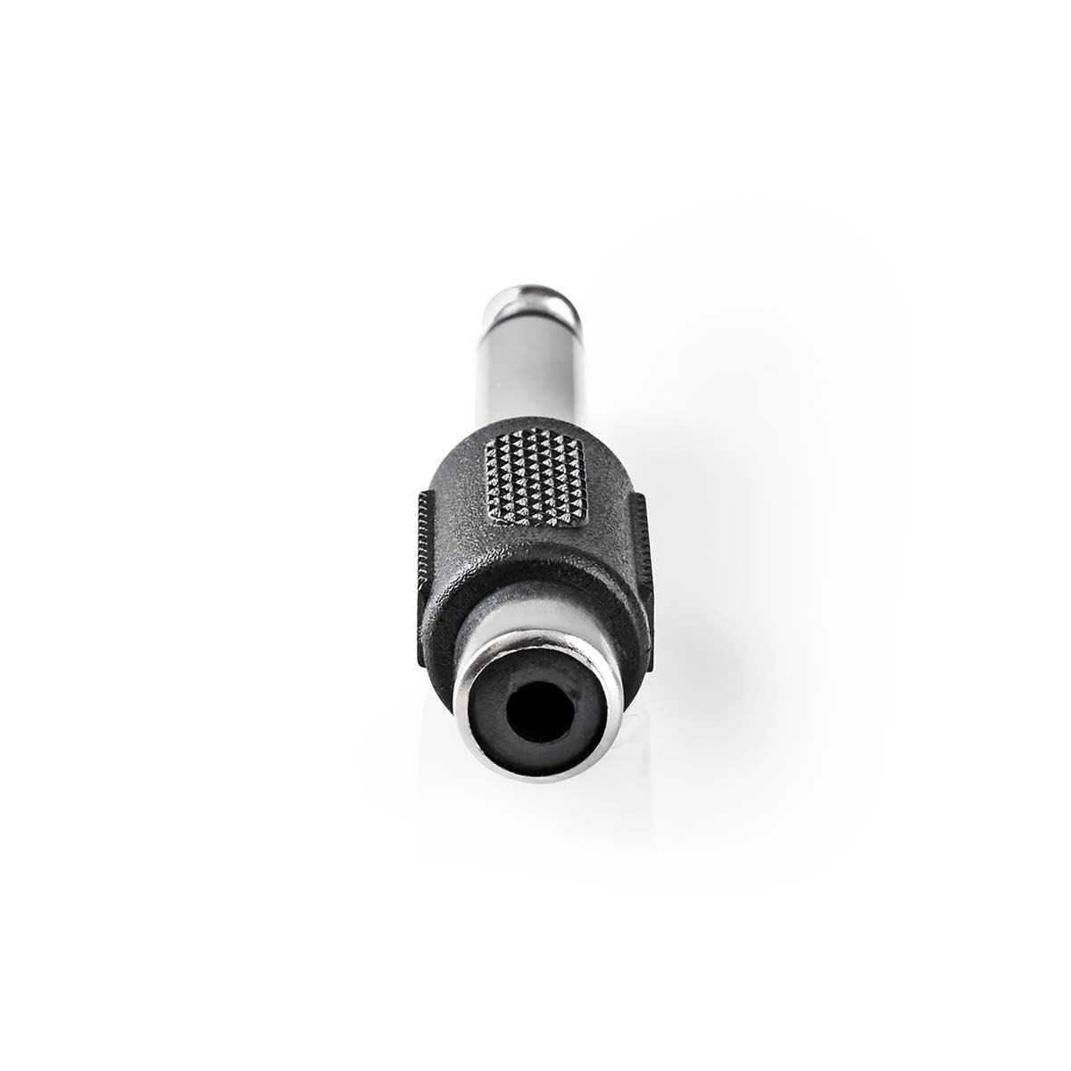 Nedis Mono Audio Adapter | 6.35 mm Male | RCA Female | Nickel Plated | Straight | ABS | Black | 1 pcs | Box