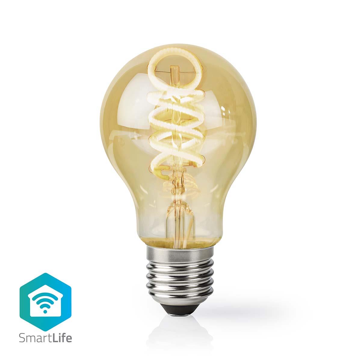 Nedis SmartLife LED Filament Bulb | Wi-Fi | E27 | 360 lm | 4.9 W | Warm to Cool White | 1800 - 6500 K | Glass | Android™ / IOS | Bulb | 1 pcs