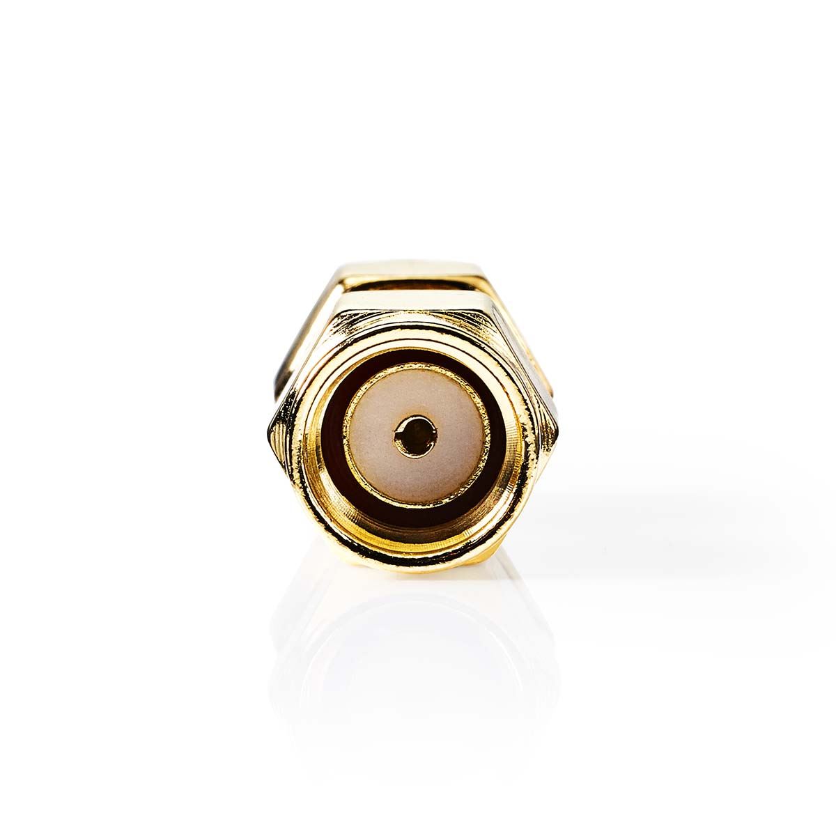 Nedis SMA Adapter | SMA Male Reverse Polarity | SMA Male | Gold Plated | 50 Ohm | Straight | Copper | Gold | 2 pcs | Box