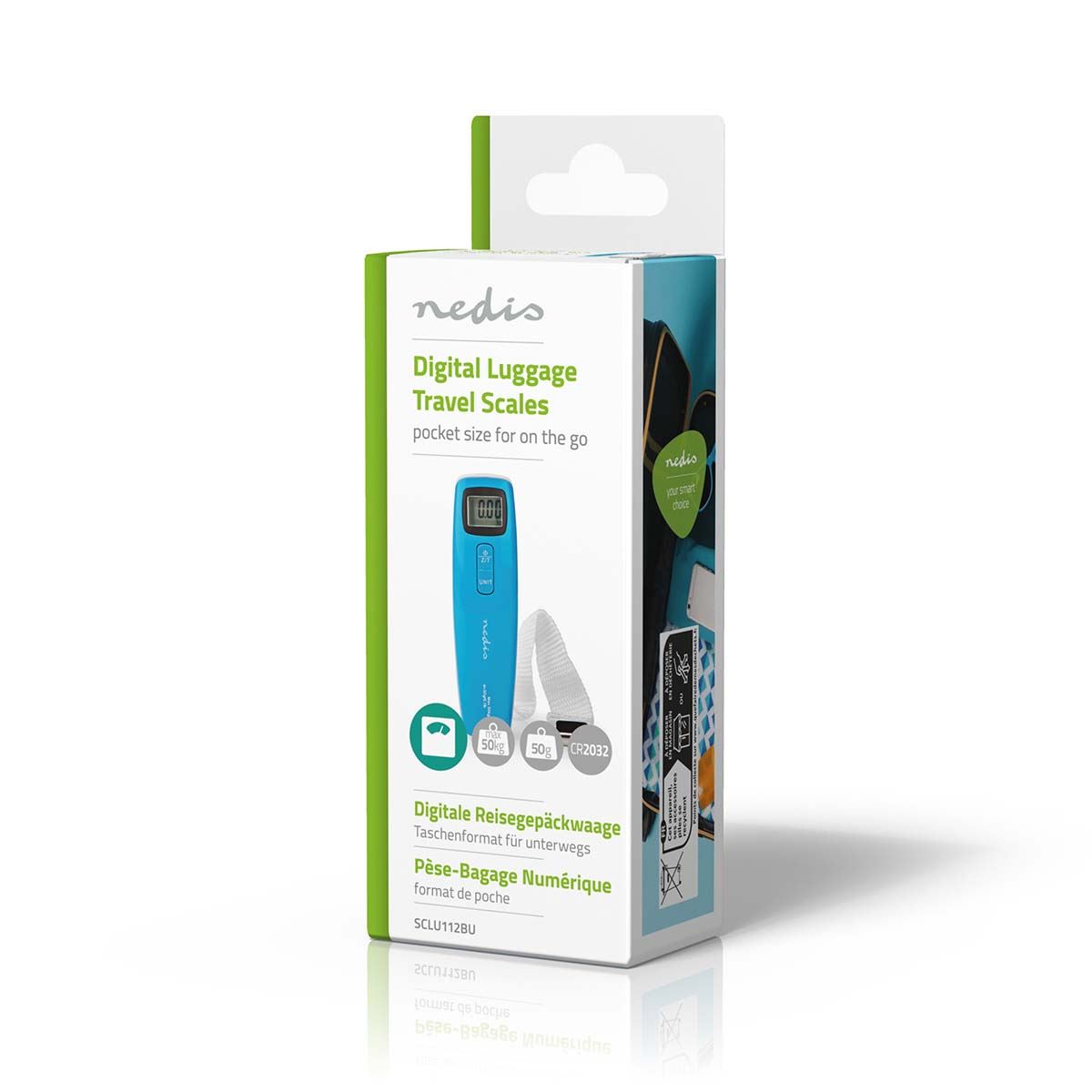 Nedis Digital Luggage Scales | 50 kg | Tare function
